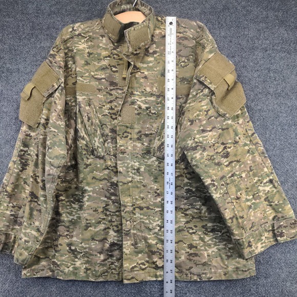 U.S. Army Men's Combat Uniform Digital Camouflage Coat Size Medium Cotton Blend - Picture 11 of 13